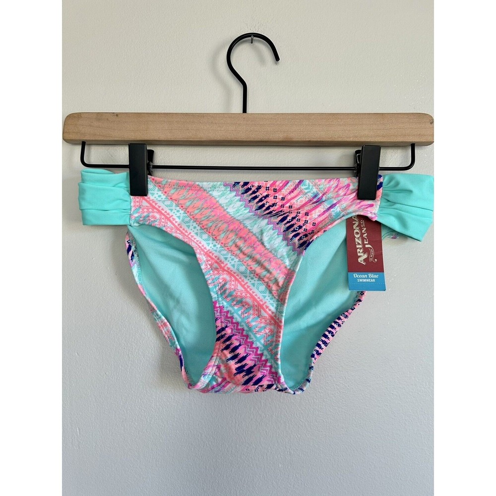 NWT Women’s Bikini Bottoms Bright Fun Multicolored  Size Small Arizona Jeans